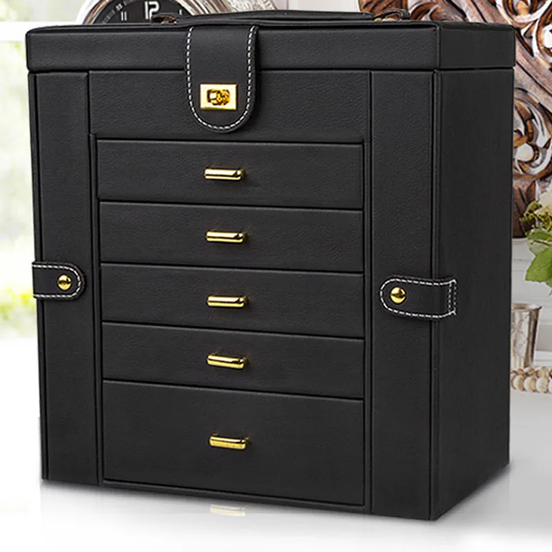 Multifunctional Jewelry Box Korean Princess Hand Jewelry Large Capacity Jewelry Storage Box European Jewelry Box Etagere
Multifunctional Jewelry Box Korean Princess Hand Jewelry Large Capacity Jewelry Storage Box European Jewelry Box Etagere