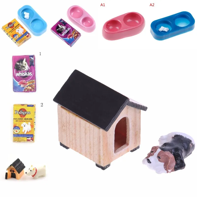 1/12 Dollhouse Miniature Mini Dog Cat Pet Food with Plate Simulation Furniture Model Toys for Doll Accessories Decoration
1/12 Dollhouse Miniature Mini Dog Cat Pet Food with Plate Simulation Furniture Model Toys for Doll Accessories Decoration