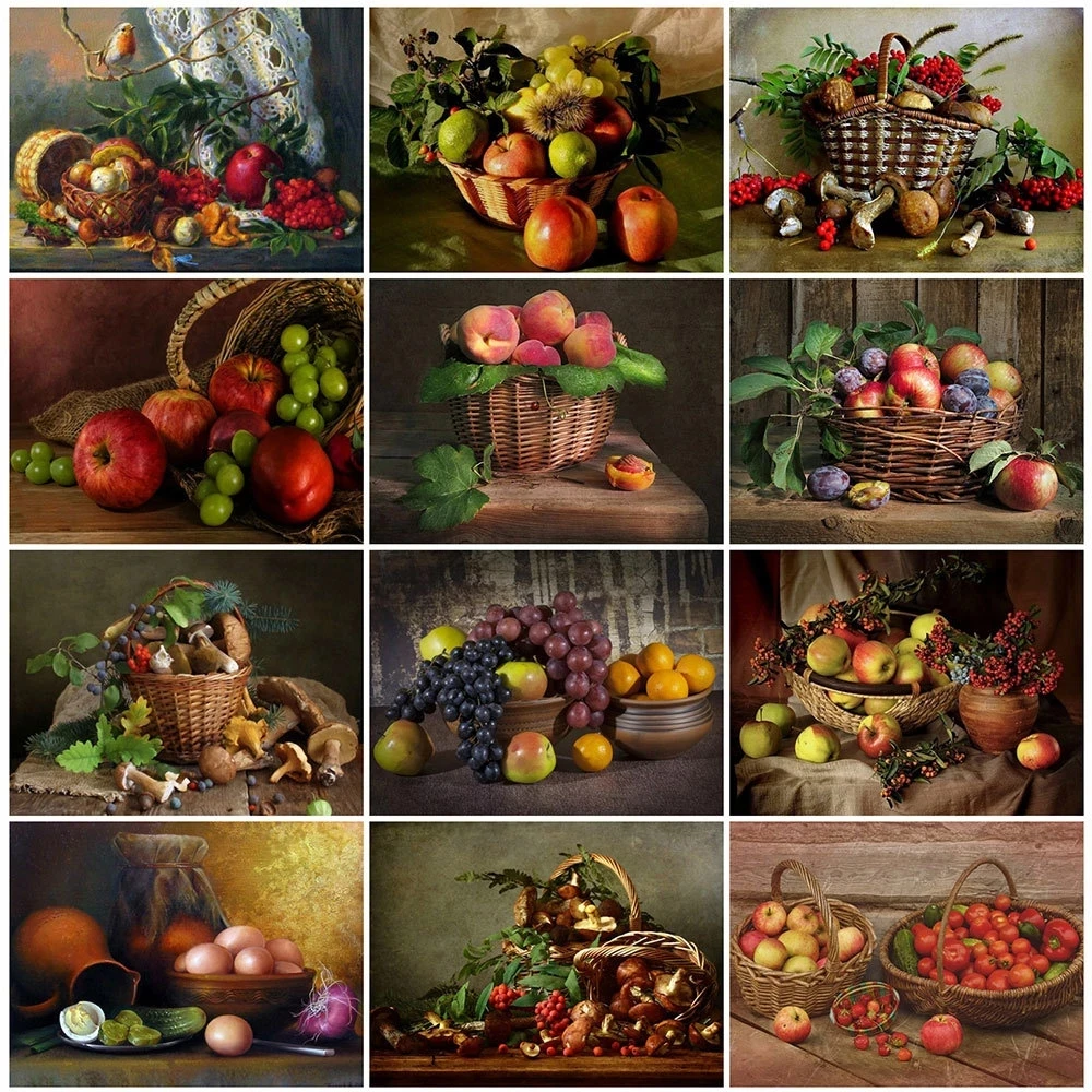 5D Full Drill Diamond Painting Kitchen Decor Pictures Fruit Basket Apple Diamond Embroidery Cross Stitch Kits Mosaic Handcraft
5D Full Drill Diamond Painting Kitchen Decor Pictures Fruit Basket Apple Diamond Embroidery Cross Stitch Kits Mosaic Handcraft
