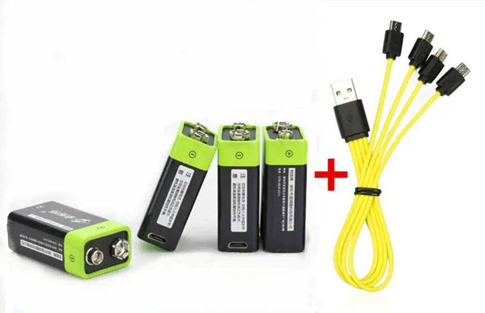 Горячая Распродажа ZNTER S19 600 мАч USB 9 в перезаряжаемая батарея RC аккумулятор для
