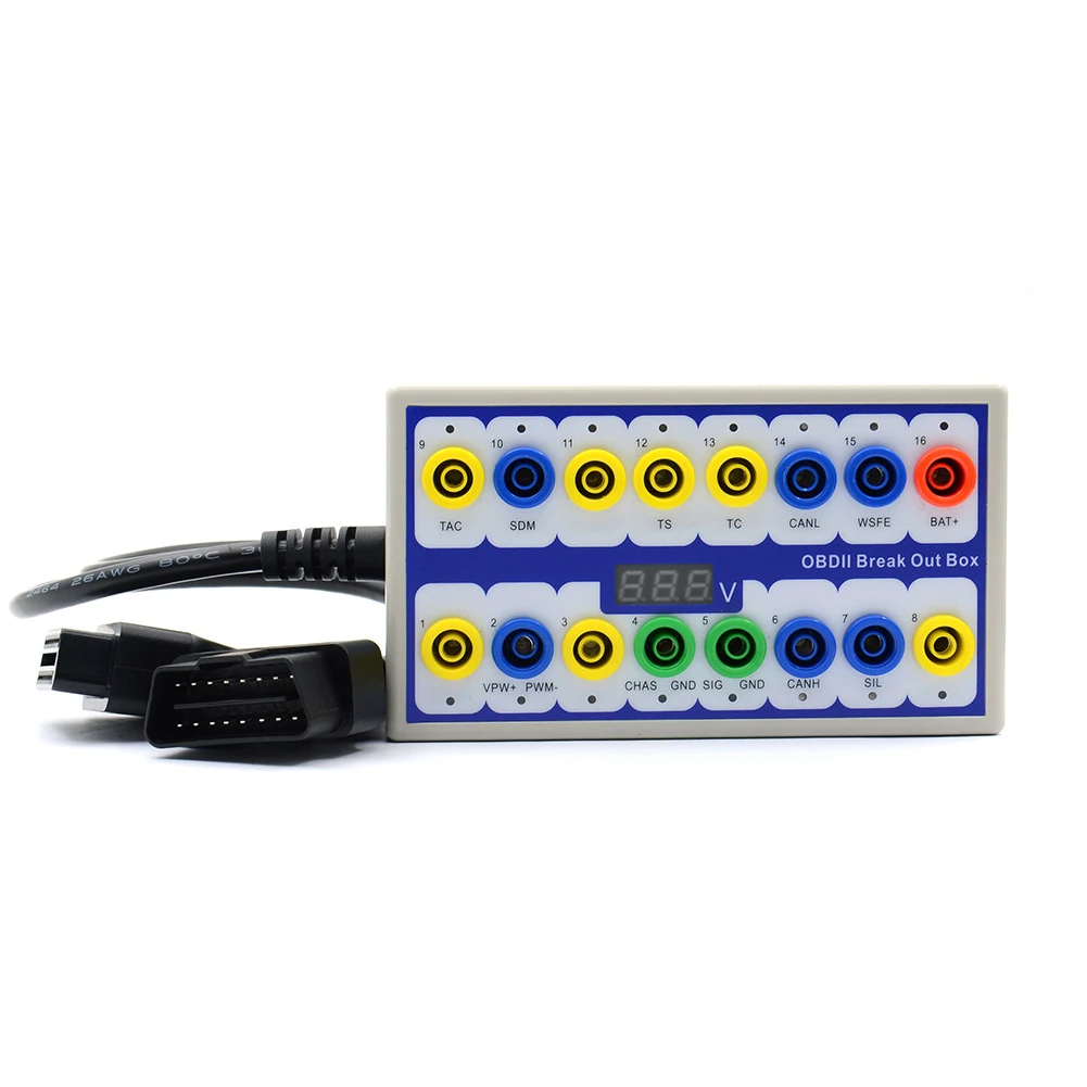 OBD 2 Diagnostic Tools Tester Auto Manual Repair Time Saving Accessories Cable Line Car Quick Switching Detector Breakout Box