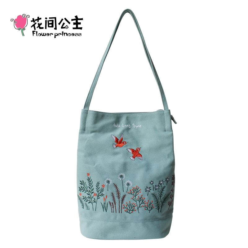 Flower Princess Women Shoulder Bag Fashion Canvas Bag Women Large Tote Bags for Women High Quality Embroidery Ladies Handbag
Flower Princess Women Shoulder Bag Fashion Canvas Bag Women Large Tote Bags for Women High Quality Embroidery Ladies Handbag