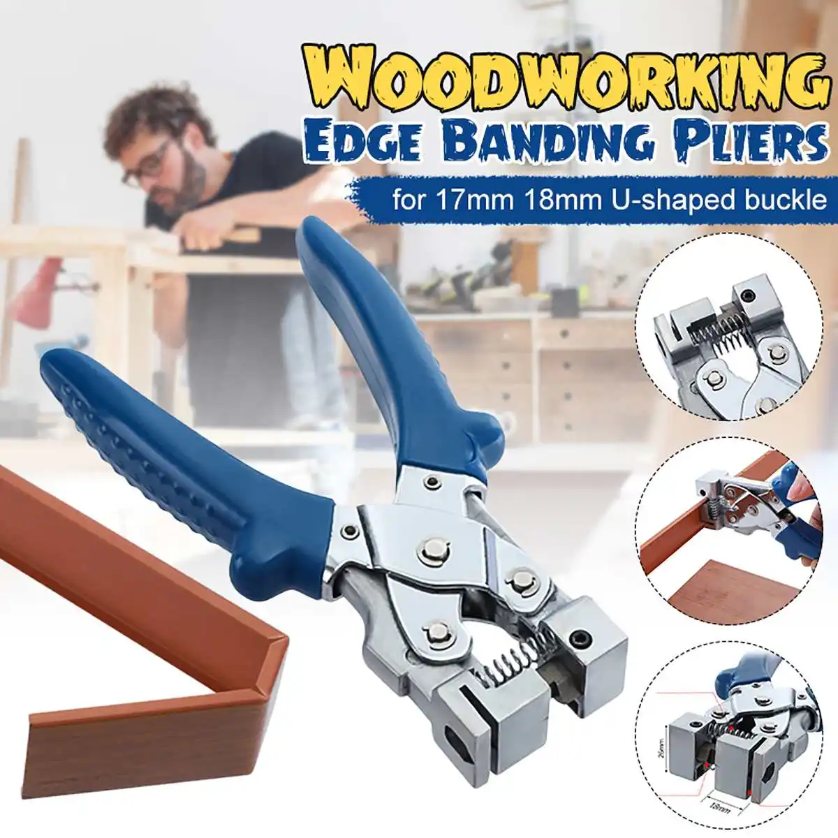 1PC V-shaped Pliers 90 Degree Edge Banding Angle Folding Strip Buckle Pliers Wood Cutting Woodworking Pliers Home DIY Tools
1PC V-shaped Pliers 90 Degree Edge Banding Angle Folding Strip Buckle Pliers Wood Cutting Woodworking Pliers Home DIY Tools