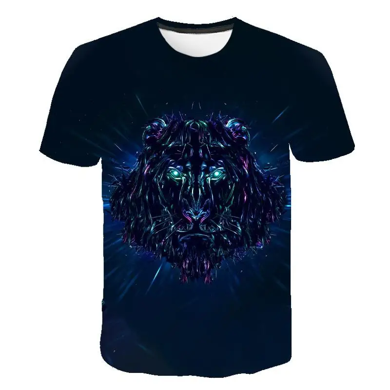 2021 Summer 3D Printing T shirts Animal Lion Men Women Casual Streetwear Printed T-shirt Fashion Cool Tops Tee
2021 Summer 3D Printing T shirts Animal Lion Men Women Casual Streetwear Printed T-shirt Fashion Cool Tops Tee
