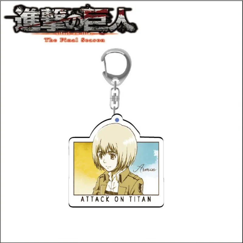 Anime Attack on Titan Eren Jger Mikasa Ackerman Acrylic Keychain Bag Charm Pendant Decorate Cartoon Decorative Square Xmas Gift
Anime Attack on Titan Eren Jger Mikasa Ackerman Acrylic Keychain Bag Charm Pendant Decorate Cartoon Decorative Square Xmas Gift