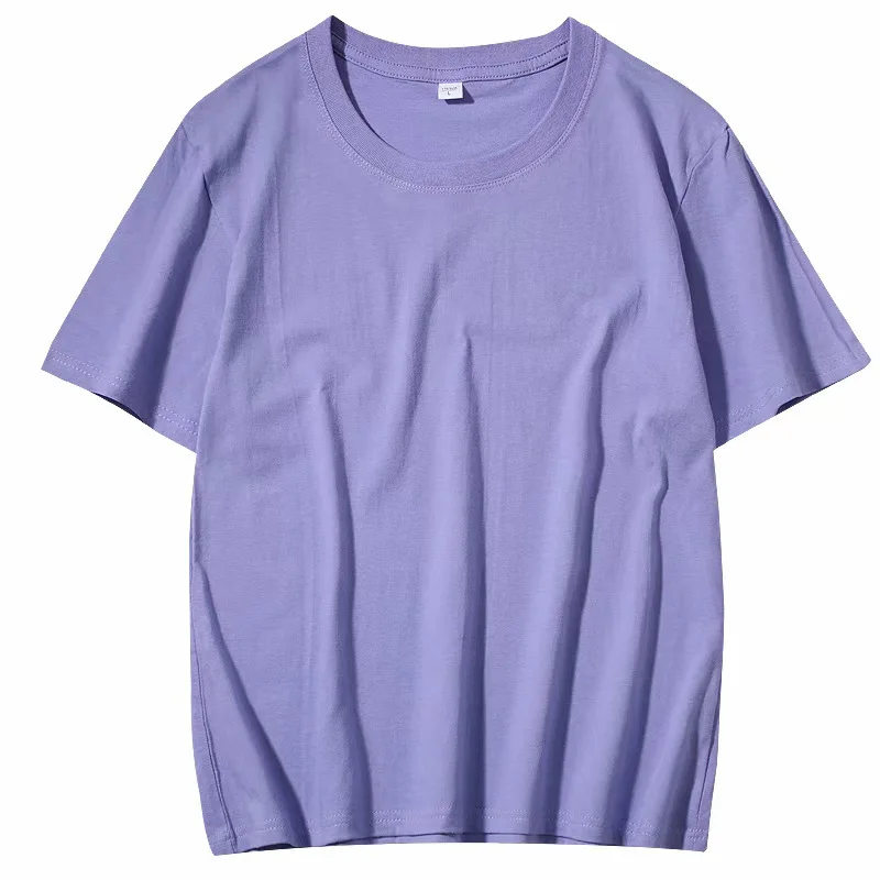 Pure cotton white round collar short sleeve summer loose t-shirts for men and women half sleeve pure color large size T-shirt
Pure cotton white round collar short sleeve summer loose t-shirts for men and women half sleeve pure color large size T-shirt