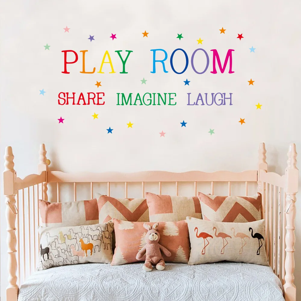 Creative English Play Room Wall Stickers Kids Room Nursery Decoration Wall Decals Bedroom Living Room Bedroom Decor Wallpaper
Creative English Play Room Wall Stickers Kids Room Nursery Decoration Wall Decals Bedroom Living Room Bedroom Decor Wallpaper