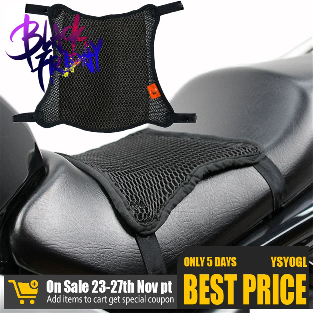 Breathable Summer Cool Motorcycle Seat Cover Two Layers 3d Mesh Motorbike Scooter Seat Cushion Heat Insulation Sunscreen Pad
Breathable Summer Cool Motorcycle Seat Cover Two Layers 3d Mesh Motorbike Scooter Seat Cushion Heat Insulation Sunscreen Pad