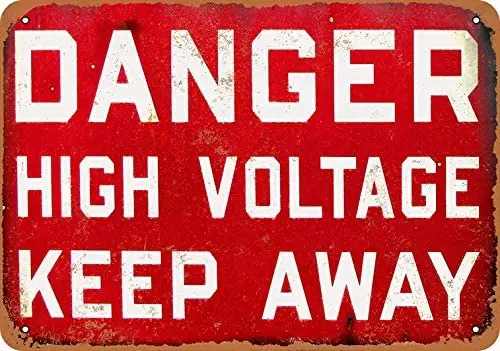 Metal Sign - Danger High Voltage Keep Away - Vintage Decorative Tin Sign 
Metal Sign - Danger High Voltage Keep Away - Vintage Decorative Tin Sign