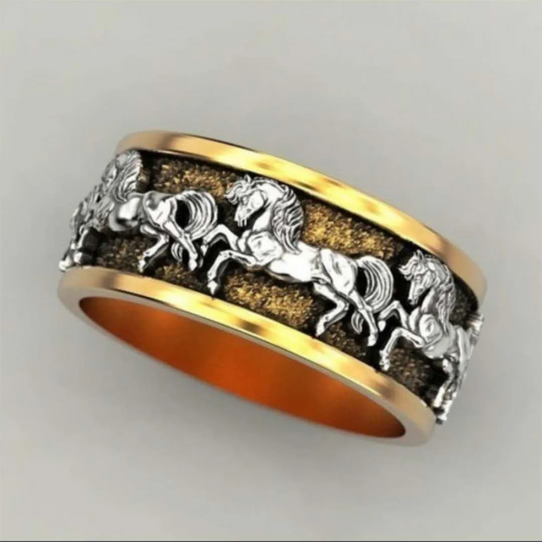 Hot New Jewelry Pentium Mustang Finger Surround Color Ring Men's Ring Women's Ring Can Be Wholesale
Hot New Jewelry Pentium Mustang Finger Surround Color Ring Men's Ring Women's Ring Can Be Wholesale