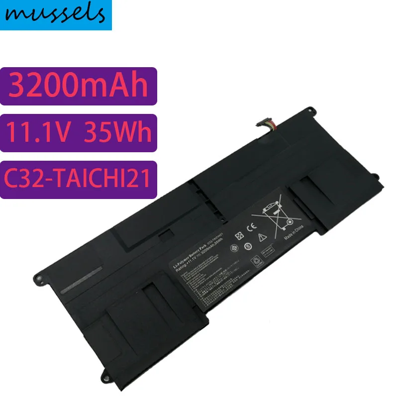 11.1V 3200mAh 35Wh New Original C32-TAICHI21 Laptop Battery For Asus Ultrabook Taichi 21 C31-S551
11.1V 3200mAh 35Wh New Original C32-TAICHI21 Laptop Battery For Asus Ultrabook Taichi 21 C31-S551