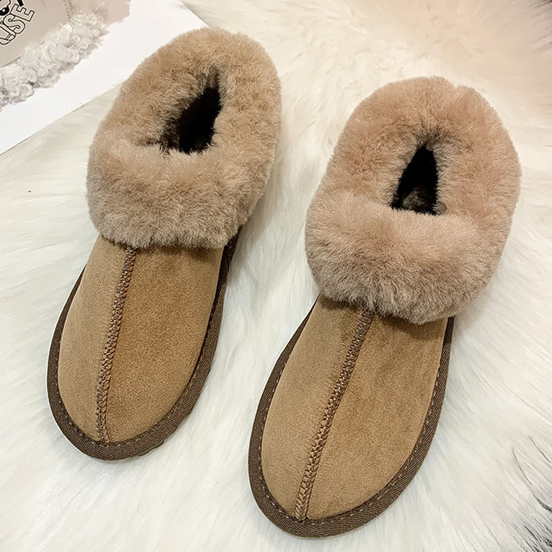 Women Winter Flats Shoes Ladies Casual Suede Warm Plush Female Fashion Non Slip Flock Loafers New Female Footwear Indoor
Women Winter Flats Shoes Ladies Casual Suede Warm Plush Female Fashion Non Slip Flock Loafers New Female Footwear Indoor