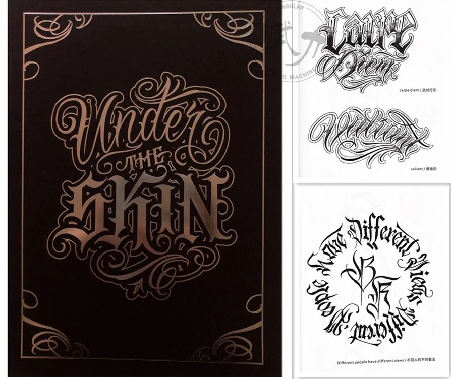 1pc Tattoo Book English Word Letter Font Europe Manuscript Pattern Creativity Personality Fashion Black and White Swashes Font
1pc Tattoo Book English Word Letter Font Europe Manuscript Pattern Creativity Personality Fashion Black and White Swashes Font