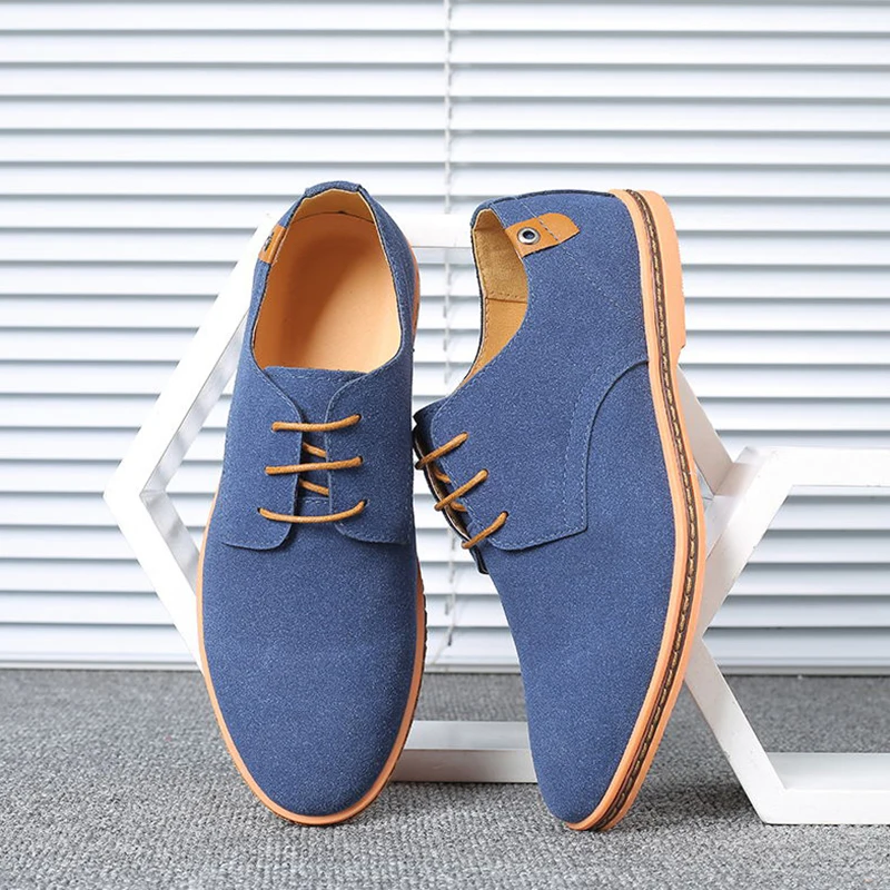 Men's Classic Suede Oxford Shoes Comfortable Large Size Lace Up Casual Walking Sneakers British Men's Shoes Single Shoes
Men's Classic Suede Oxford Shoes Comfortable Large Size Lace Up Casual Walking Sneakers British Men's Shoes Single Shoes
