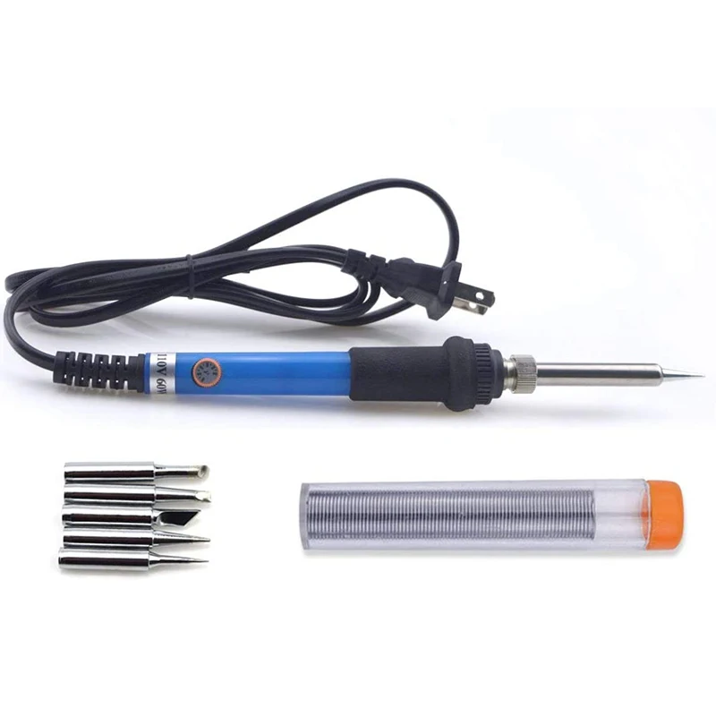 SHGO HOT-Soldering Iron Set 60 W Adjustable Temperature Soldering Tape Soldering Iron Tip and Tin Wire US Plug
SHGO HOT-Soldering Iron Set 60 W Adjustable Temperature Soldering Tape Soldering Iron Tip and Tin Wire US Plug