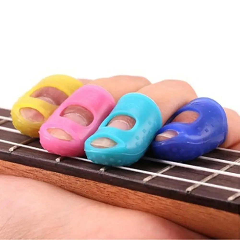 4Pcs/Set Silicone Finger Guards Guitar Fingertip Protectors Finger Guards for Ukulele Guitar Accessories Protectors Finger Guard
4Pcs/Set Silicone Finger Guards Guitar Fingertip Protectors Finger Guards for Ukulele Guitar Accessories Protectors Finger Guard