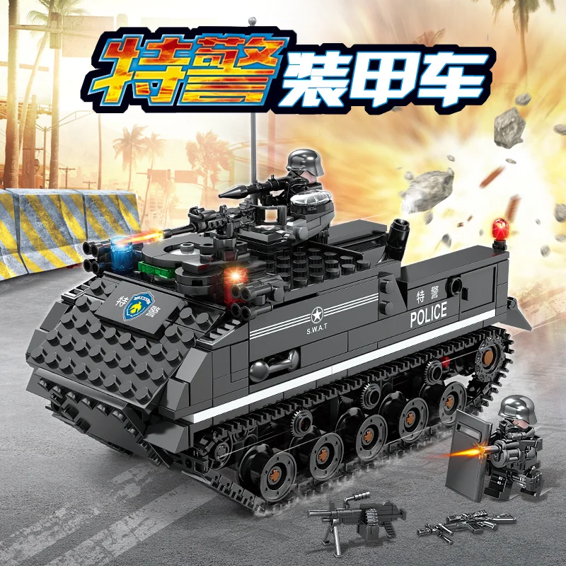 539pcs Kaizhi 67285 City Guardian Police Series Armored Vehicle Building Block Assembly Toy Gifts
539pcs Kaizhi 67285 City Guardian Police Series Armored Vehicle Building Block Assembly Toy Gifts
