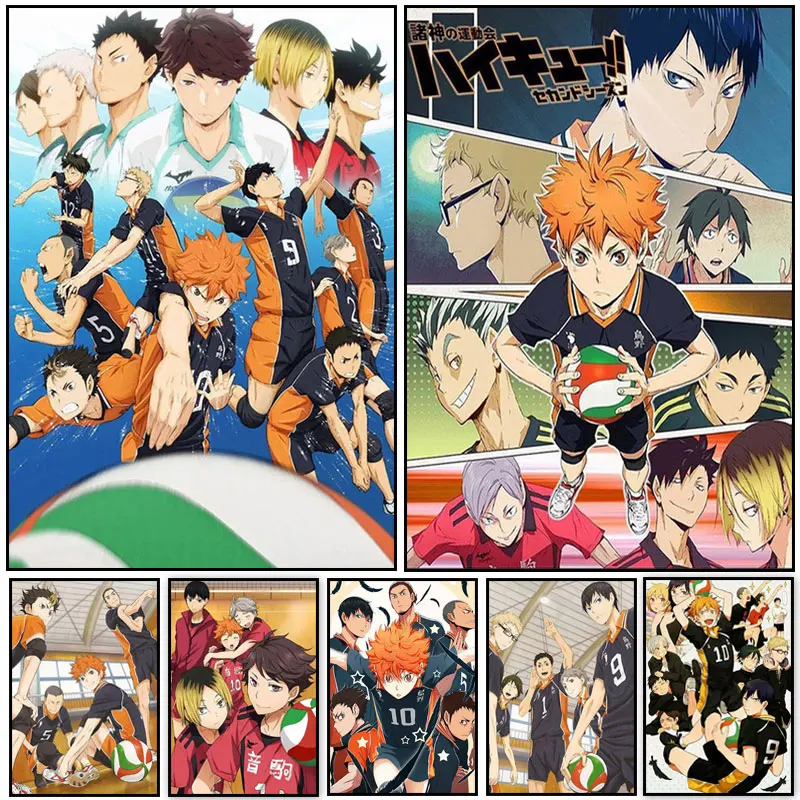 Haikyuu!! Anime Posters And Prints Japanese Animation Sports Volleyball Canvas Painting Cartoon Wall Art Picture Home Decoration
Haikyuu!! Anime Posters And Prints Japanese Animation Sports Volleyball Canvas Painting Cartoon Wall Art Picture Home Decoration