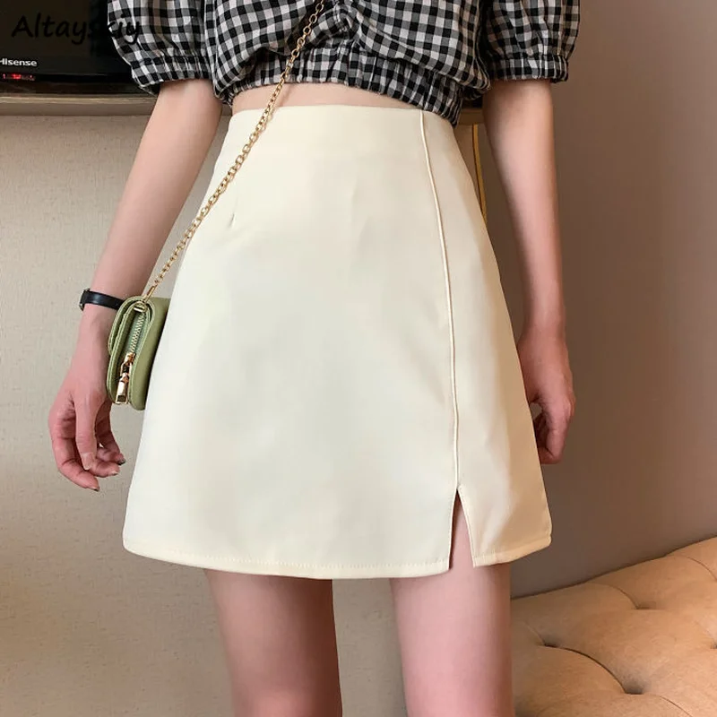 Skirts Women Spring All-match Leisure Popular Office Ladies A-line High Street New Collection Chic Korean Split Ulzzang Bottoms
Skirts Women Spring All-match Leisure Popular Office Ladies A-line High Street New Collection Chic Korean Split Ulzzang Bottoms