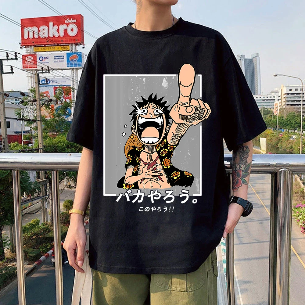 Aesthetic Funny Monkey D. Luffy One Piece 100% Cotton t shirt character Graphic Anime Tshirt Streetwear Oversized Top Female/Man
Aesthetic Funny Monkey D. Luffy One Piece 100% Cotton t shirt character Graphic Anime Tshirt Streetwear Oversized Top Female/Man
