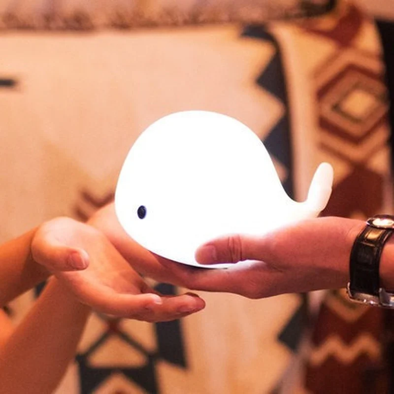 Dolphin LED Night Light USB Rechargeable Table Lamp Multicolor Silicone LED Desk Lamp Touch Desk Light for Christmas Gift Lamps 
Dolphin LED Night Light USB Rechargeable Table Lamp Multicolor Silicone LED Desk Lamp Touch Desk Light for Christmas Gift Lamps