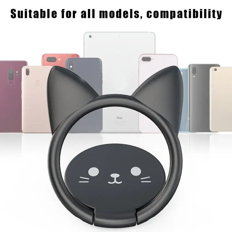 Более тонкие и легкие 360 Rotato Мини милый котенок Мобильный телефон Держатели