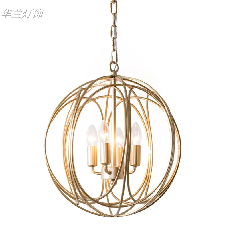 Gold lamp restaurant dining room dining table stairwell foyer aisle balcony cloakroom porch spherical E14 pendant lamp
Gold lamp restaurant dining room dining table stairwell foyer aisle balcony cloakroom porch spherical E14 pendant lamp