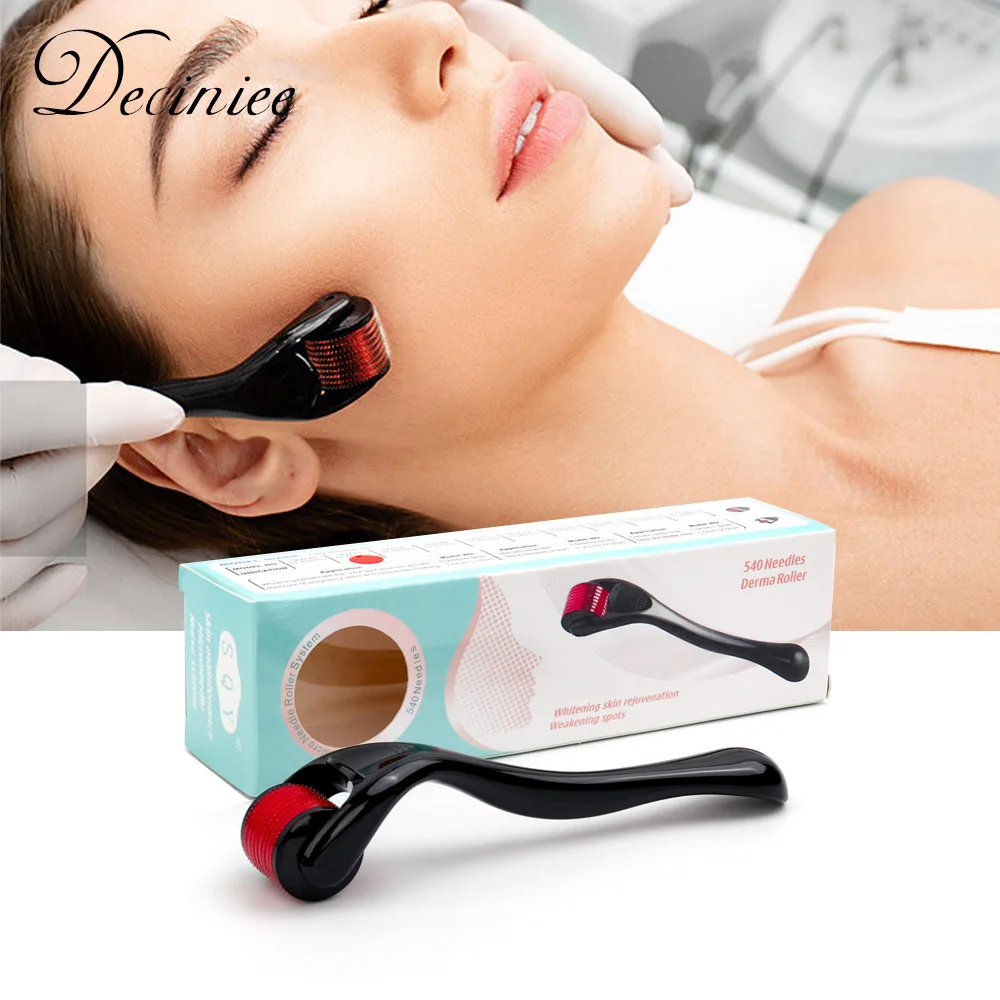 DRS 540 Дерма ролик 0 2/0 25/0 3 титановые иглы Mezoroller микро needling для ухода за кожей