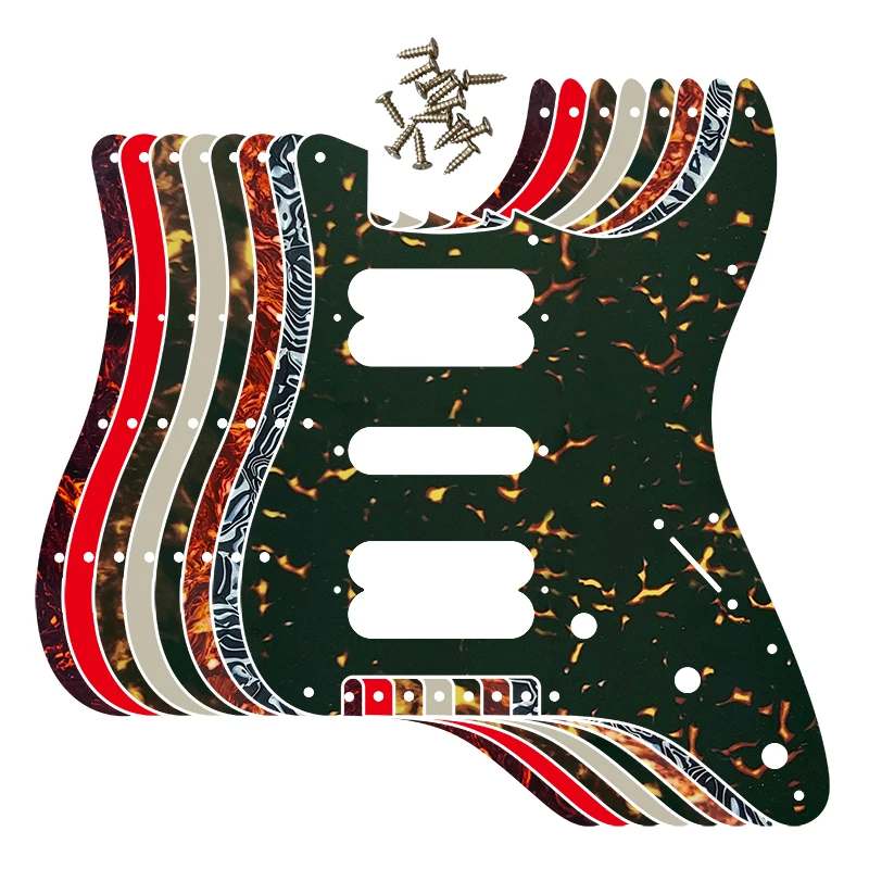 Fei Man Custom Guitar Parts For 72' 11 Screw Hole Standard St HSH PLAYER SERIES PICKUPS Guitar Pickguard Scratch Plate
Fei Man Custom Guitar Parts For 72' 11 Screw Hole Standard St HSH PLAYER SERIES PICKUPS Guitar Pickguard Scratch Plate