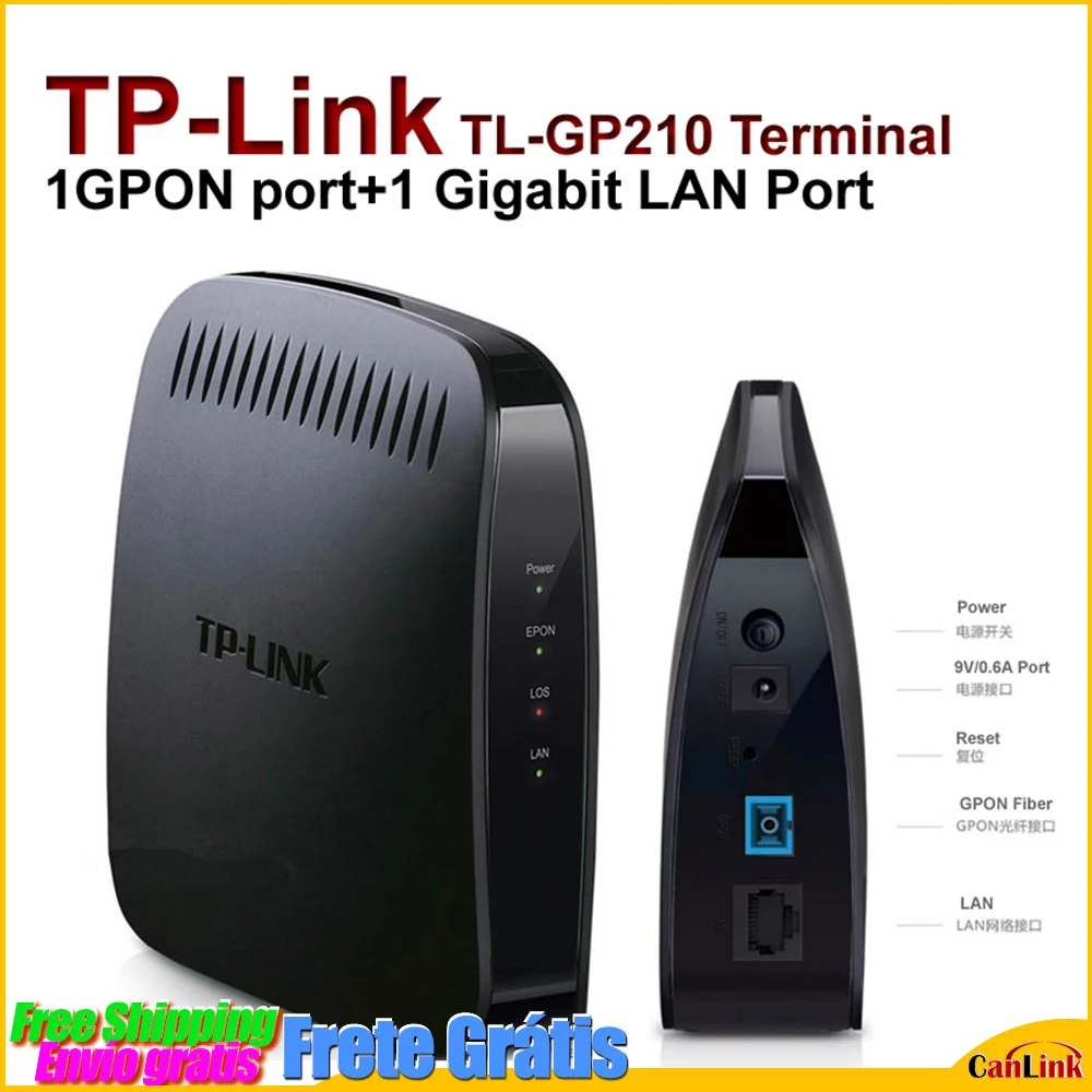Brand New TPlink TL-GP210 GPON GE Optical ONU FTTH Fiber Optic Gigabit GPON Terminal Telecom Mobile PON Modem ONT Router Black
Brand New TPlink TL-GP210 GPON GE Optical ONU FTTH Fiber Optic Gigabit GPON Terminal Telecom Mobile PON Modem ONT Router Black