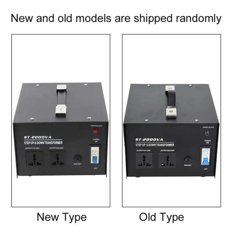 2000W AC Voltage Converter 110V to 220V Single Phase Power Transformer ST 2000VA US Plug Voltage Meter
2000W AC Voltage Converter 110V to 220V Single Phase Power Transformer ST 2000VA US Plug Voltage Meter