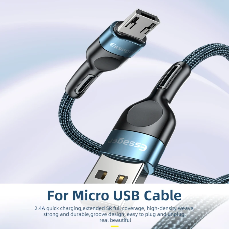 1PC Charge Cable Essager Micro USB Cable 3A Fast Charging Charger Micro Usb Charging Wire Cord For Samsung Xiaomi Redmi Android
1PC Charge Cable Essager Micro USB Cable 3A Fast Charging Charger Micro Usb Charging Wire Cord For Samsung Xiaomi Redmi Android