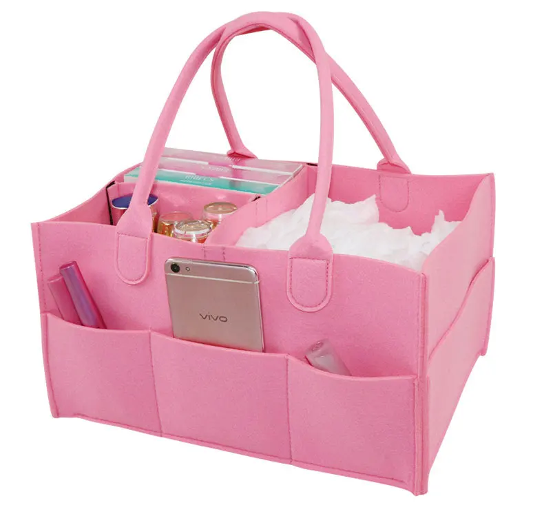Kids Baby Protable Foldable Felt Diaper Tote Nursery Bag Multi-functional Clothes Stuff Caddy Diaper Storage Organizer Pouch New
Kids Baby Protable Foldable Felt Diaper Tote Nursery Bag Multi-functional Clothes Stuff Caddy Diaper Storage Organizer Pouch New