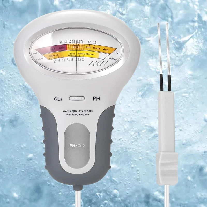 CL2 Measuring For Pool Aquarium Chlorine Water Quality Testing Device 2 in 1 
CL2 Measuring For Pool Aquarium Chlorine Water Quality Testing Device 2 in 1