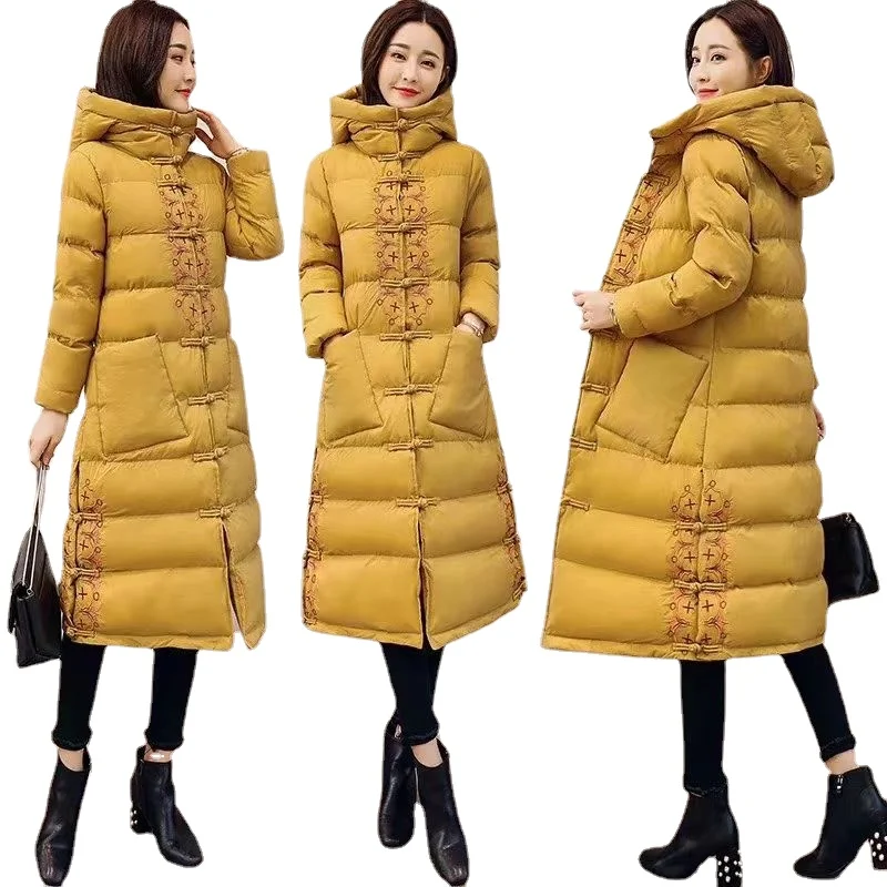 2021 Women's Winter New Retro Disc Buckle Padded Jacket Chic Mid-length Down Padded Winter Jacket Coat Women Clothing JK1254
2021 Women's Winter New Retro Disc Buckle Padded Jacket Chic Mid-length Down Padded Winter Jacket Coat Women Clothing JK1254