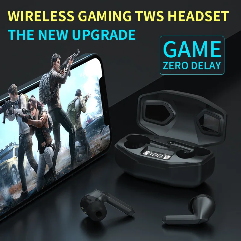 TWS Bluetooth Game Earphones True Wireless Earbuds with Noise Cancelling Mic Deep Bass Low Delay Waterproof Dired from China
TWS Bluetooth Game Earphones True Wireless Earbuds with Noise Cancelling Mic Deep Bass Low Delay Waterproof Dired from China