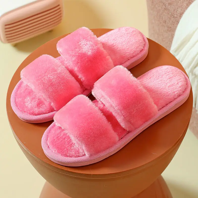 Warm Fluffy Slippers Women Cozy Faux Fur Indoor Floor Slides Flat Soft Furry Shoes Winter Ladies Female Celebrities Flip Flops
Warm Fluffy Slippers Women Cozy Faux Fur Indoor Floor Slides Flat Soft Furry Shoes Winter Ladies Female Celebrities Flip Flops