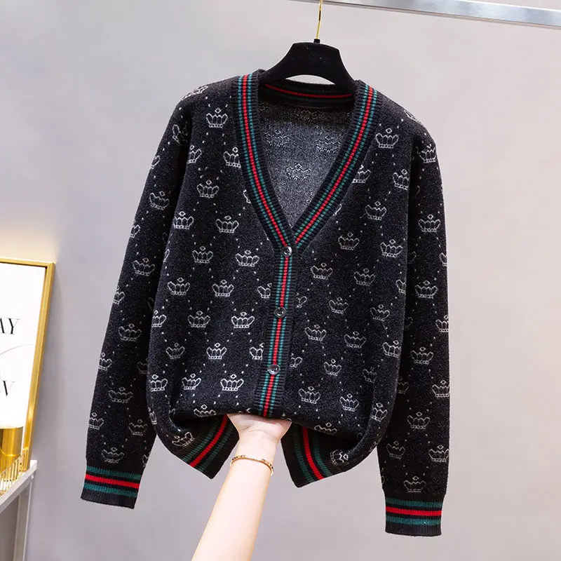 Cardigan Knitted Coat 2021New Loose Outer Wear Spring And Autumn Lazy Sweater Western Style Top
Cardigan Knitted Coat 2021New Loose Outer Wear Spring And Autumn Lazy Sweater Western Style Top