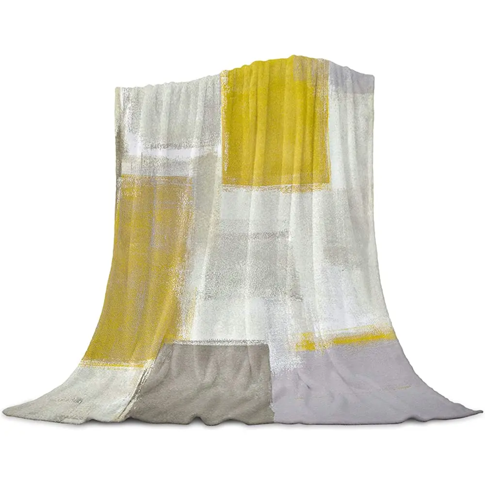 Ultra Soft Cozy Lightweight Throw Blanket Yellow Oil Painting Splicing Art Soft Color Design Artwork Cozy Flannel Fleece Blanket
Ultra Soft Cozy Lightweight Throw Blanket Yellow Oil Painting Splicing Art Soft Color Design Artwork Cozy Flannel Fleece Blanket