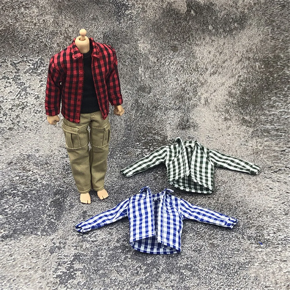 1/12 Scale Male Clothes for 6 inch Action Figure Red Plaid Long Sleeve Shirt Jeans Suit Dolls Casually Cool Outfits Clothing Set
1/12 Scale Male Clothes for 6 inch Action Figure Red Plaid Long Sleeve Shirt Jeans Suit Dolls Casually Cool Outfits Clothing Set