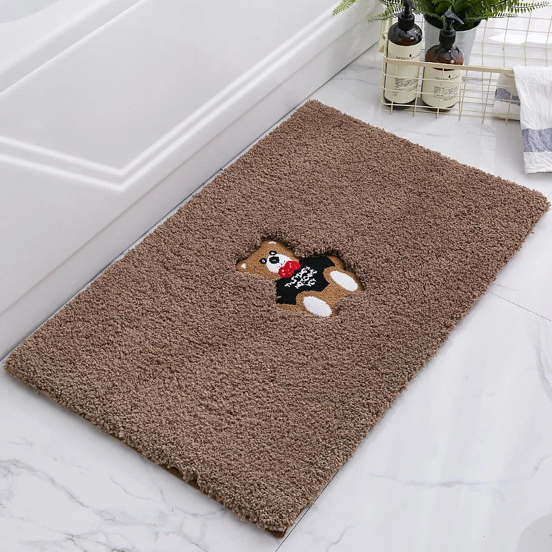Bath Mat Little bear Soft Plush Non-slip Bath Absorbent Carpet Entrance Floor Mat Girl Toilet Bedroom stairs Welcome Doormat rug
Bath Mat Little bear Soft Plush Non-slip Bath Absorbent Carpet Entrance Floor Mat Girl Toilet Bedroom stairs Welcome Doormat rug