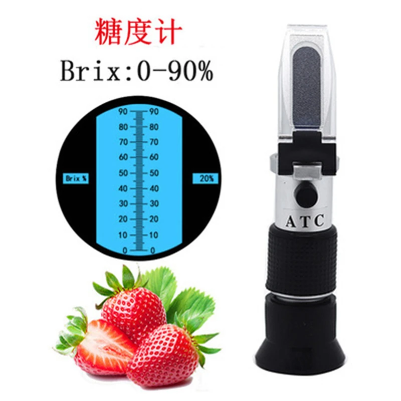 Handheld 32/80/92 Brix Meter Refractometer Optical Sugar Content Tester Fruit Beverage Refractometer
Handheld 32/80/92 Brix Meter Refractometer Optical Sugar Content Tester Fruit Beverage Refractometer