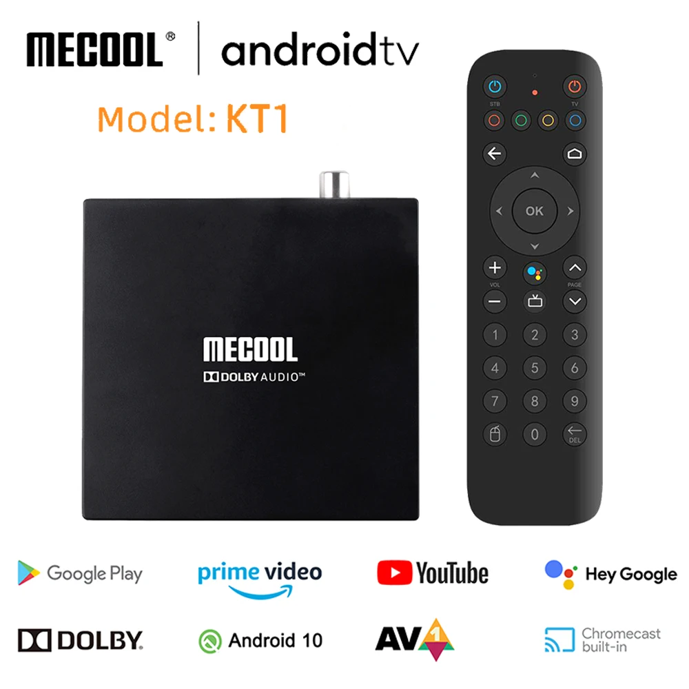 2021 MECOOL KT1 DVB-T2 Amlogic S905X4 Android 10 AV1 Smart TV Box 2 Гб 16 Гб 2,4G 5G WiFi 100M Dolby Google декодер тв приемник
2021 MECOOL KT1 DVB-T2 Amlogic S905X4 Android 10 AV1 Smart TV Box 2 Гб 16 Гб 2,4G 5G WiFi 100M Dolby Google декодер тв приемник