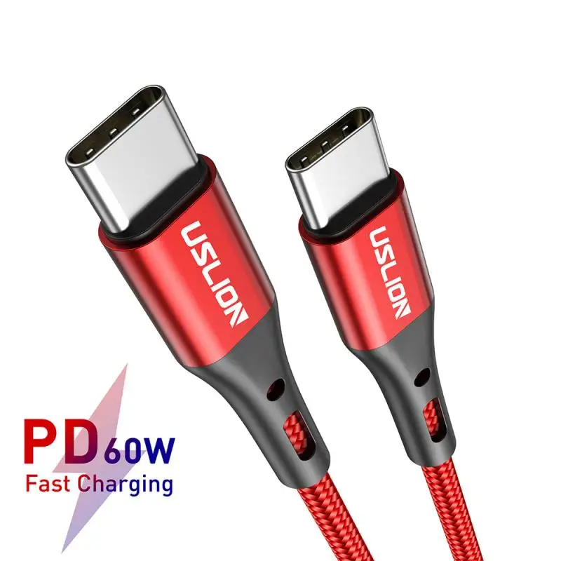 USB Type-C 3A 60W Fast Charging Cable Charge Data Cord Double Type-C Head Data Line For HUAWEI P30 Xiaomi Samsung
USB Type-C 3A 60W Fast Charging Cable Charge Data Cord Double Type-C Head Data Line For HUAWEI P30 Xiaomi Samsung