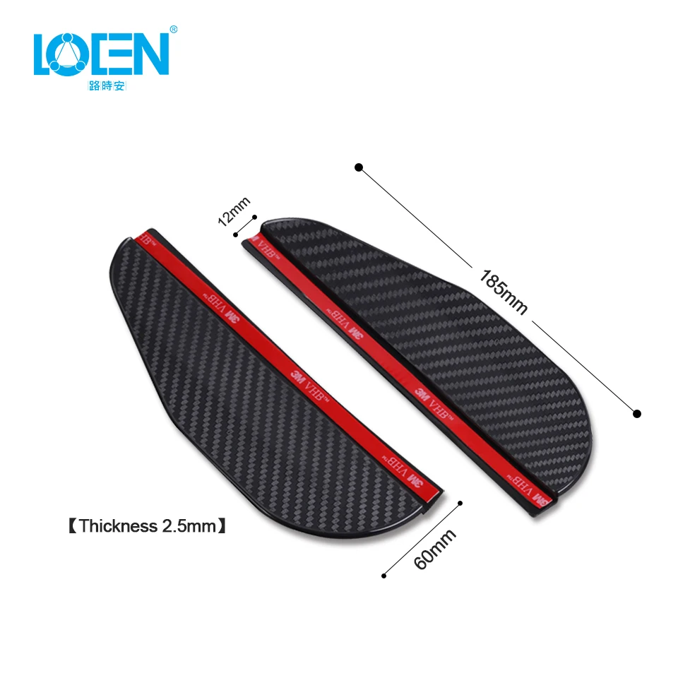 LOEN New 2019 Carbon Fiber fiber Car Side Rear View Mirror Rain Visor Snow Guard Shield Auto Rearview Mirror Rain Eyebrow
LOEN New 2019 Carbon Fiber fiber Car Side Rear View Mirror Rain Visor Snow Guard Shield Auto Rearview Mirror Rain Eyebrow