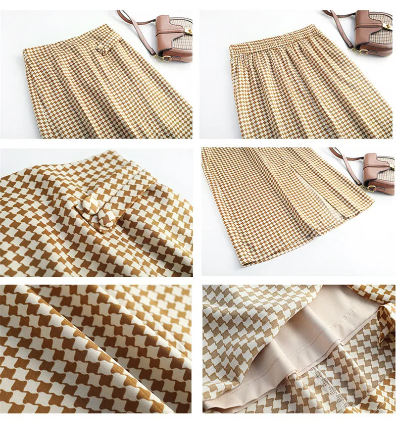 Women Retro OL Plaid Skirt High Waist Sexy Vintage Elastic Split Acetate Mid Length Slim Straight Skirts
Women Retro OL Plaid Skirt High Waist Sexy Vintage Elastic Split Acetate Mid Length Slim Straight Skirts