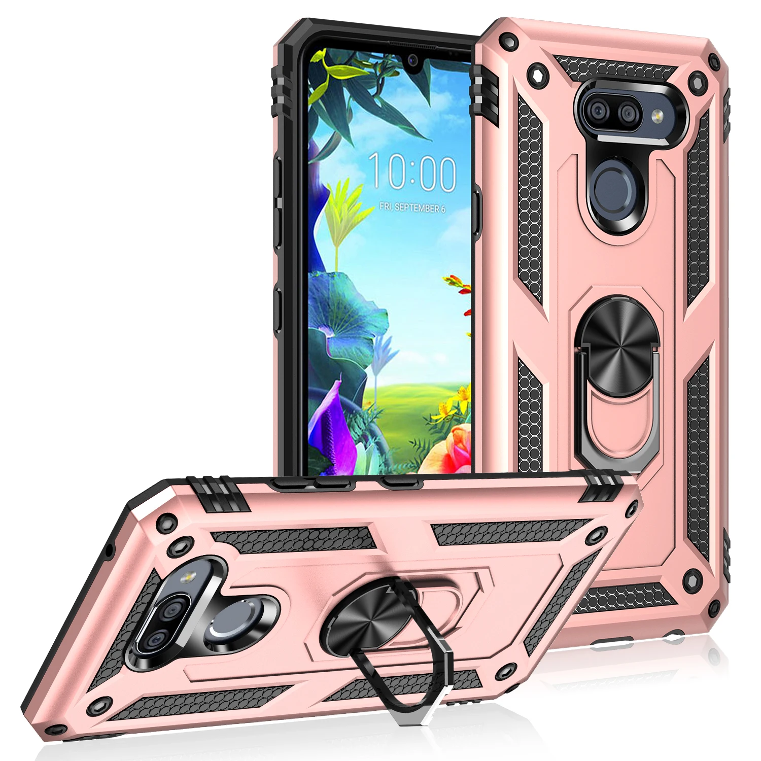 Luxury Armor With Ring Bracket Car Magnetic Phone Case For LG Airsto 2 3 4 Q61 Q51 Q60 K50S K30 K40 K10 K50 2019 K12 Plus Cover
Luxury Armor With Ring Bracket Car Magnetic Phone Case For LG Airsto 2 3 4 Q61 Q51 Q60 K50S K30 K40 K10 K50 2019 K12 Plus Cover