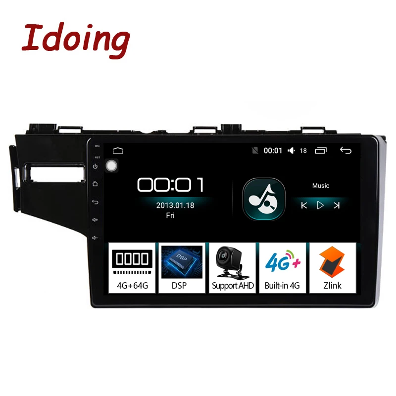 Idoing 9"4G+64G Octa Core Car Android Radio Multimedia Player For Honda Fit Jazz 2014 GPS Navigation 2.5D IPS no 2 din dvd
Idoing 9"4G+64G Octa Core Car Android Radio Multimedia Player For Honda Fit Jazz 2014 GPS Navigation 2.5D IPS no 2 din dvd