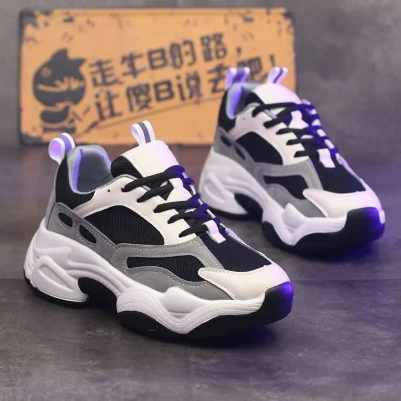 Casual Old Shoes Women 2021 New Mesh Breathable Sneakers Thick-soled Increased Thick-soled Women's Shoes
Casual Old Shoes Women 2021 New Mesh Breathable Sneakers Thick-soled Increased Thick-soled Women's Shoes
