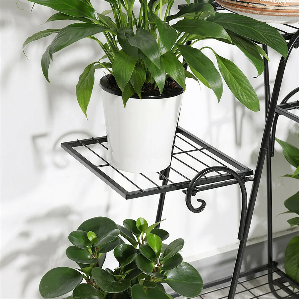 Wrought Iron Flowerpot Rack Creative Plant Pot Stand Decorative Flower Pot Shelf for Home Balcony Garden
Wrought Iron Flowerpot Rack Creative Plant Pot Stand Decorative Flower Pot Shelf for Home Balcony Garden